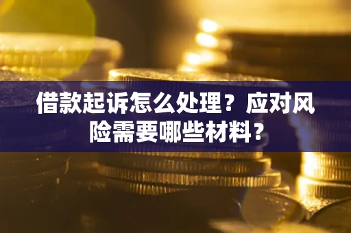 武汉借款起诉怎么处理？应对风险需要哪些材料？