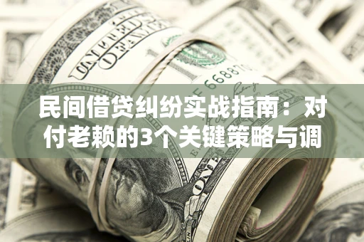武汉民间借贷纠纷实战指南：对付老赖的3个关键策略与调解盲区解析